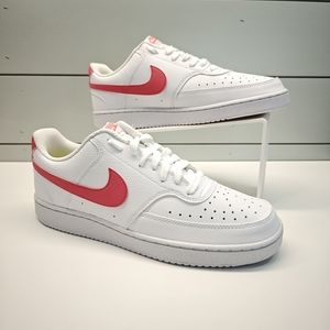 Nike Air Force 1 '07 SE White Sea Coral Casual Leather Sneakers sz Women's 11.5